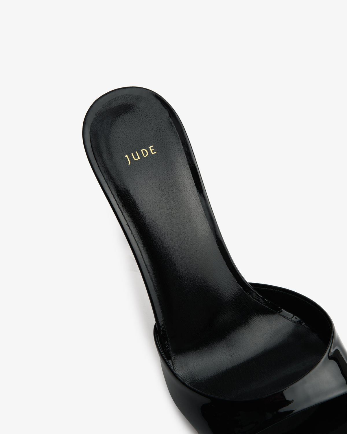 Hew Mule Black Patent Leather