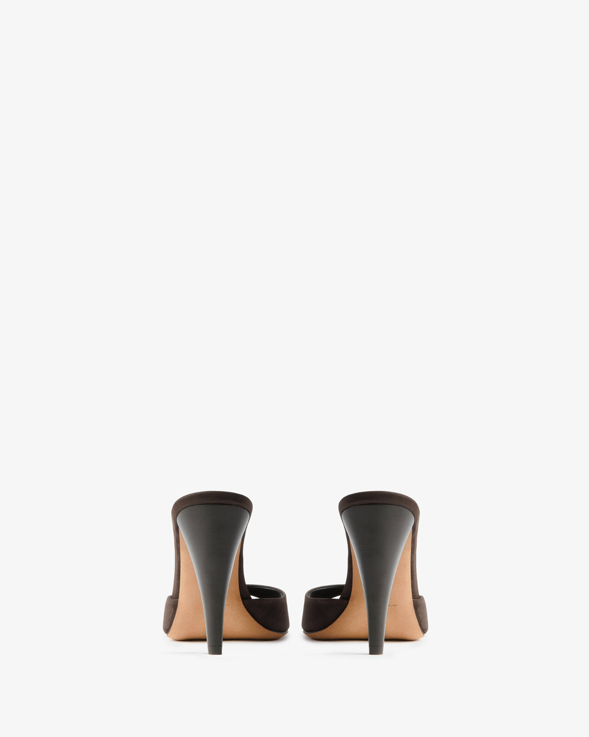 Hew Mule Brown Nubuck Leather