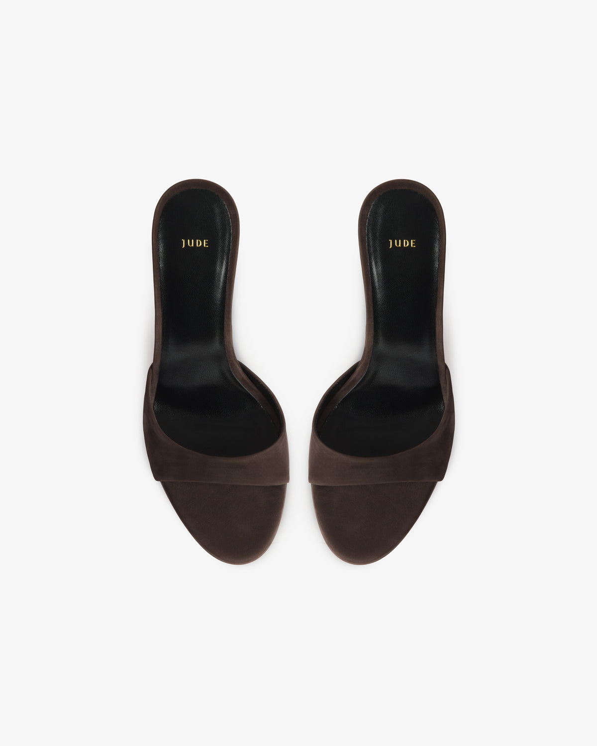 Hew Mule Brown Nubuck Leather