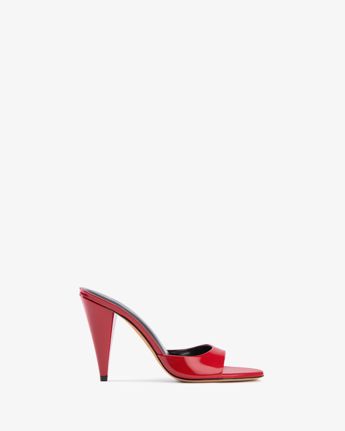 Hew Mule Red Patent Leather
