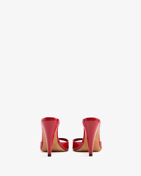 Hew Mule Red Patent Leather
