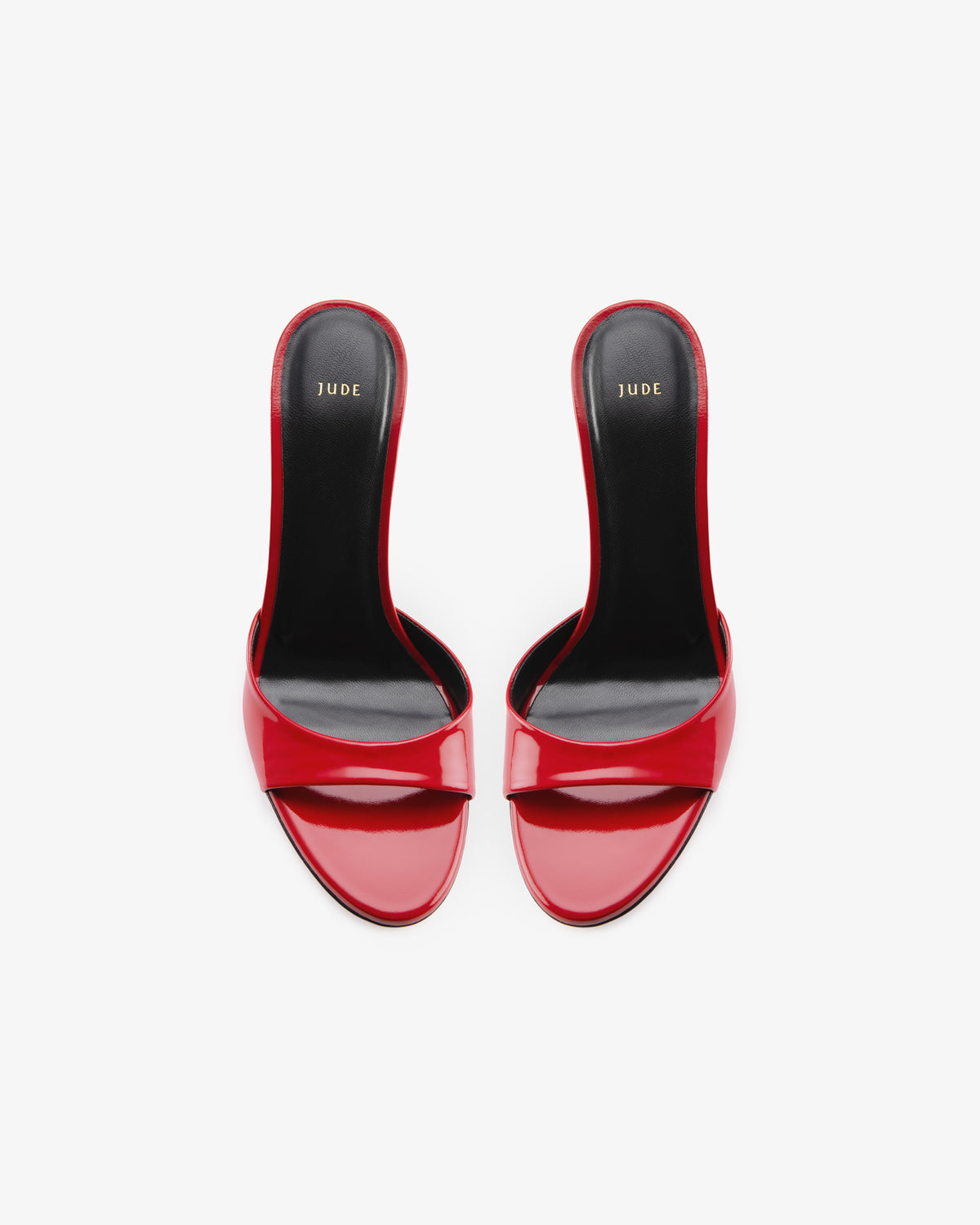 Hew Mule Red Patent Leather