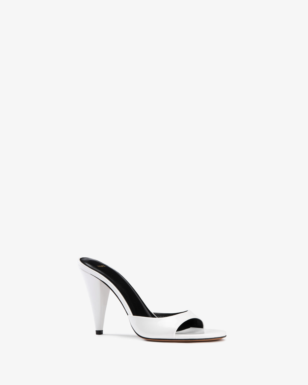 Hew Mule White Patent Leather