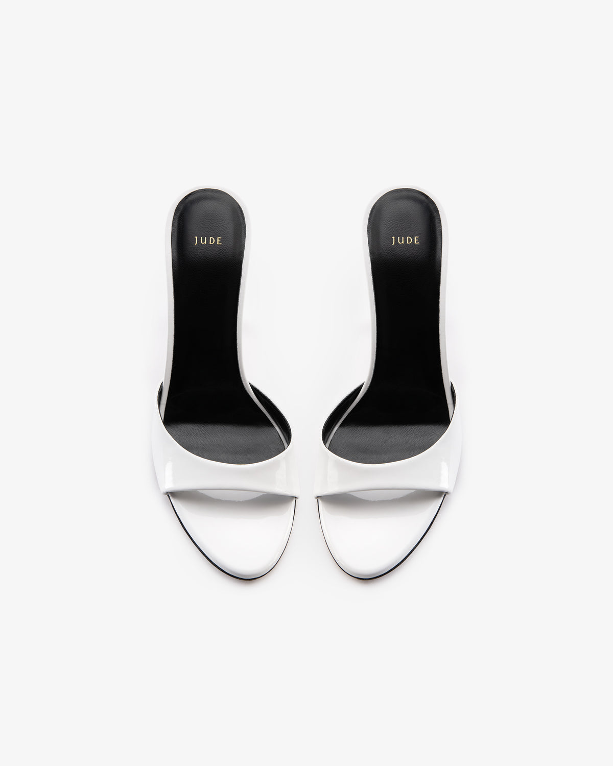 Hew Mule White Patent Leather