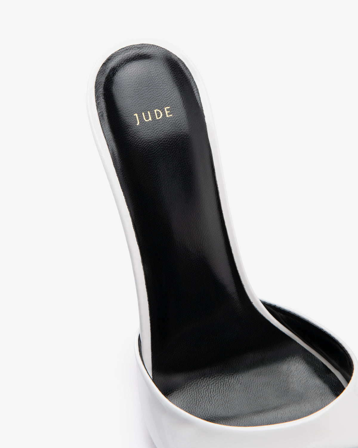 Hew Mule White Patent Leather