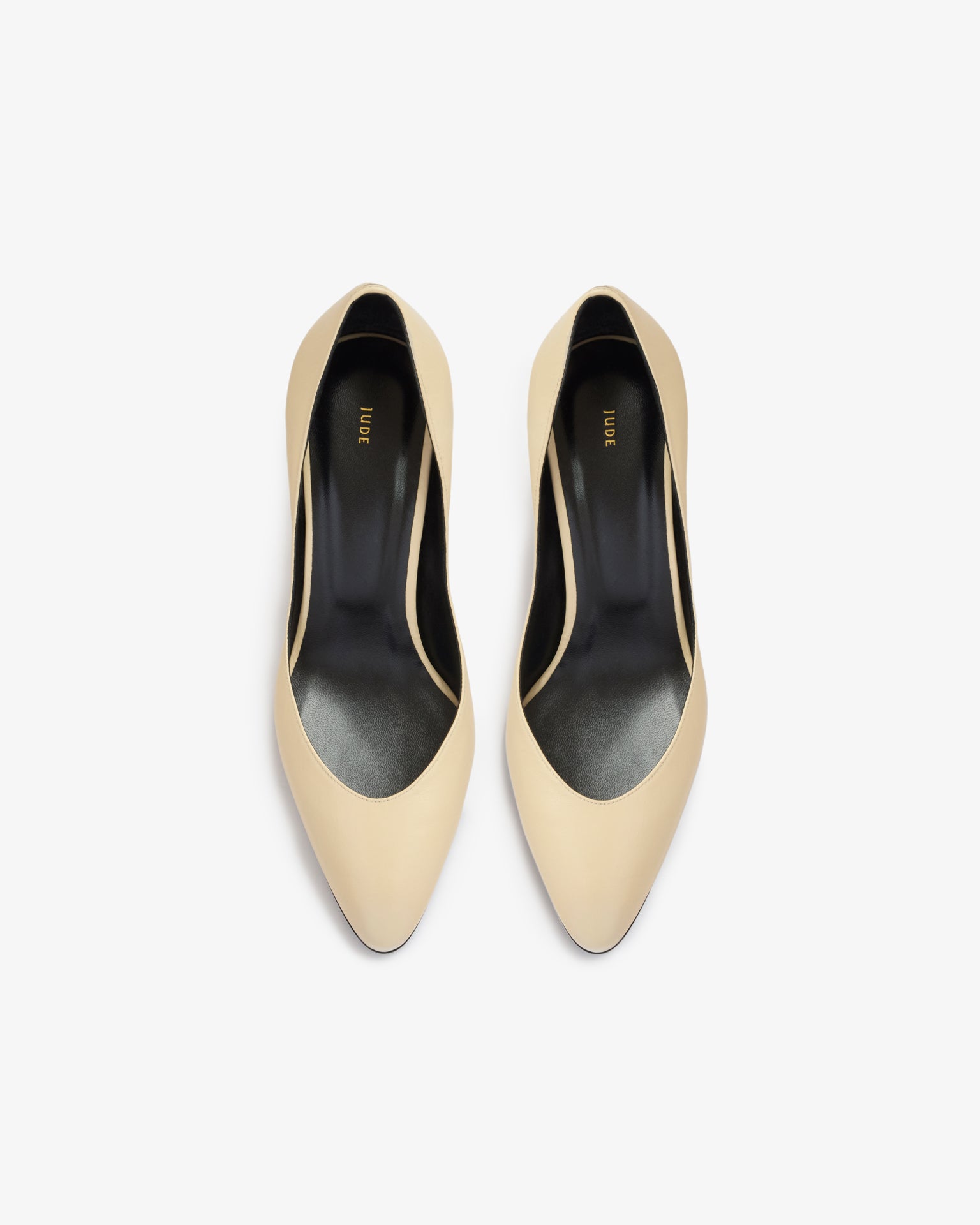 Haze Pump in Ivory Creased Leather – JUDE