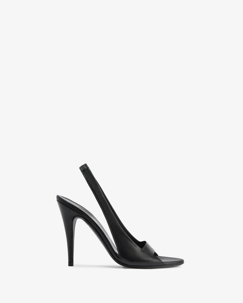 Ibis Slingback Black Nappa Leather