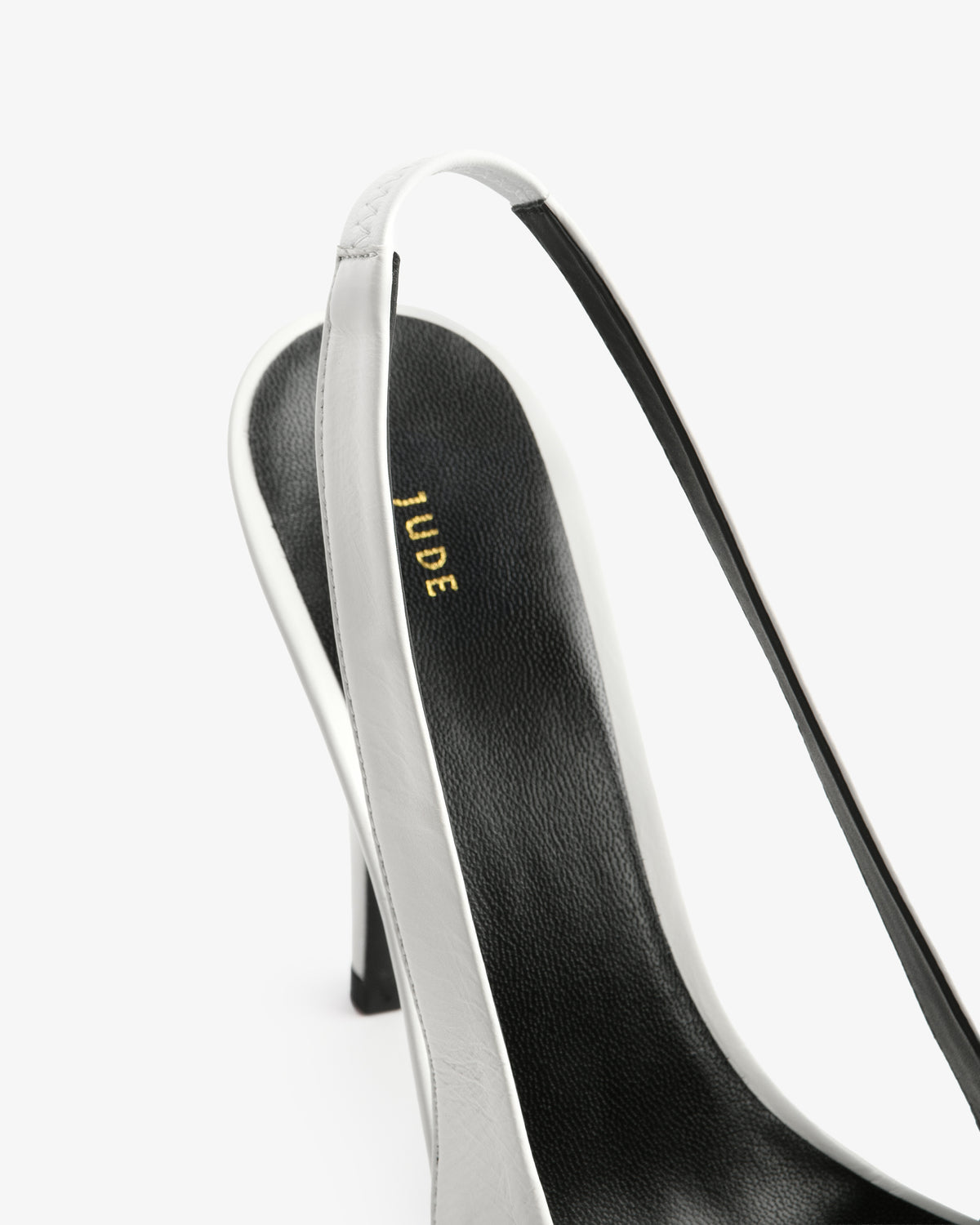 Ibis Slingback White Creased Leather