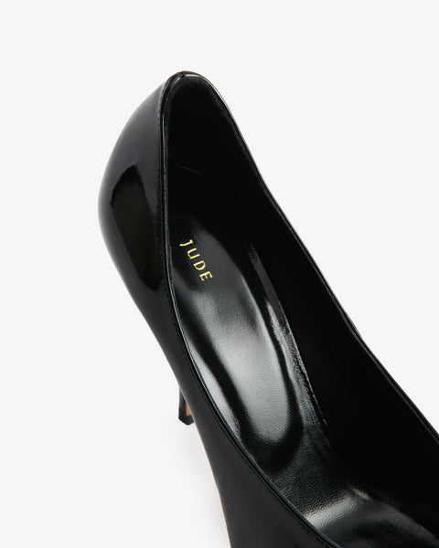 Icon Pump Black Patent Leather
