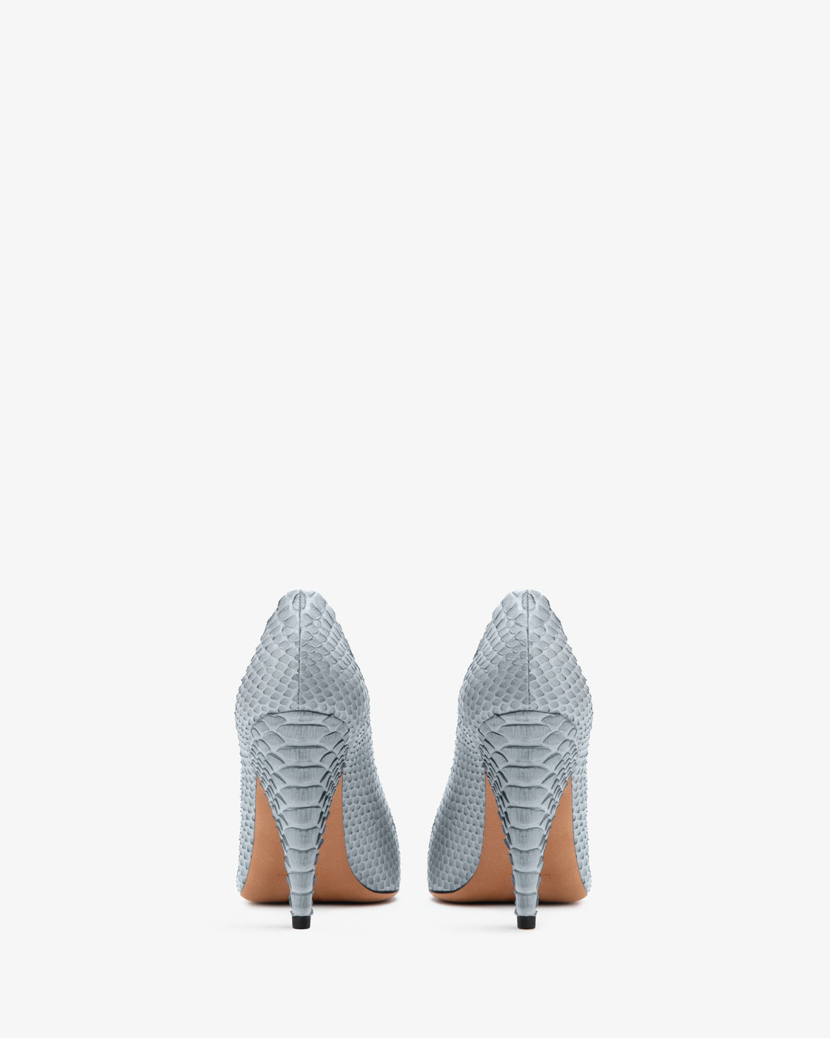 Inez Pump Grey Python Leather