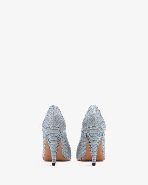 Inez Pump Grey Python Leather
