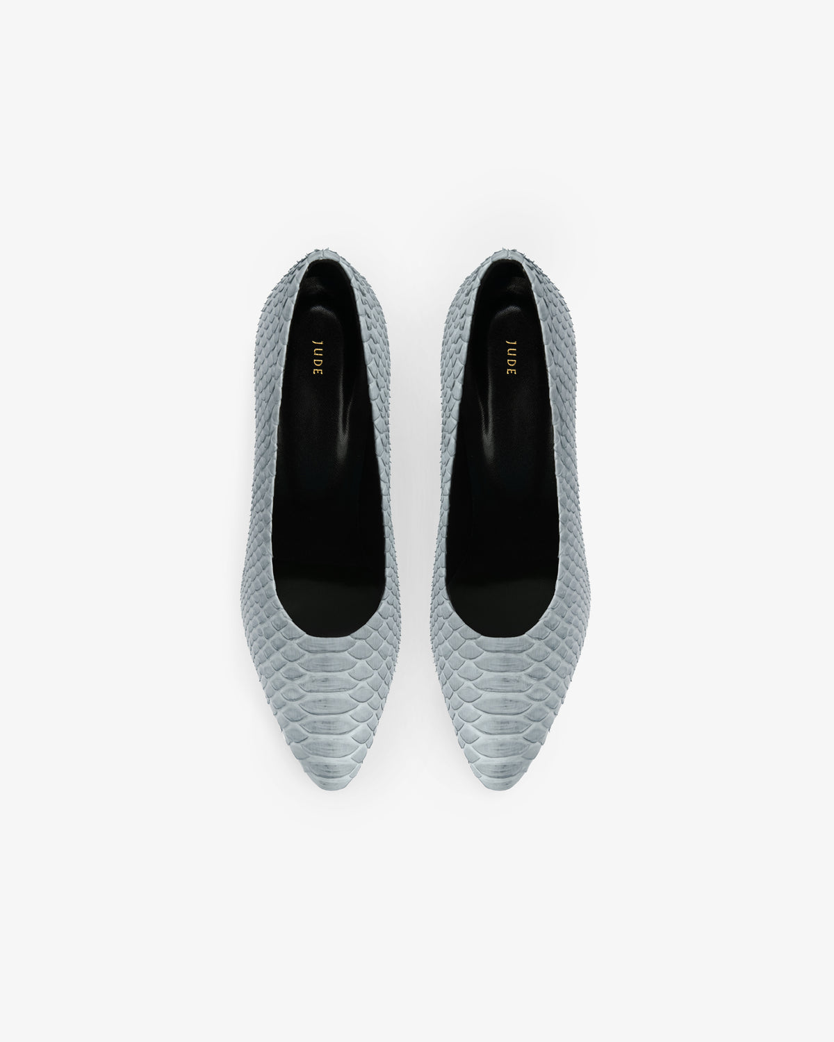 Inez Pump Grey Python Leather