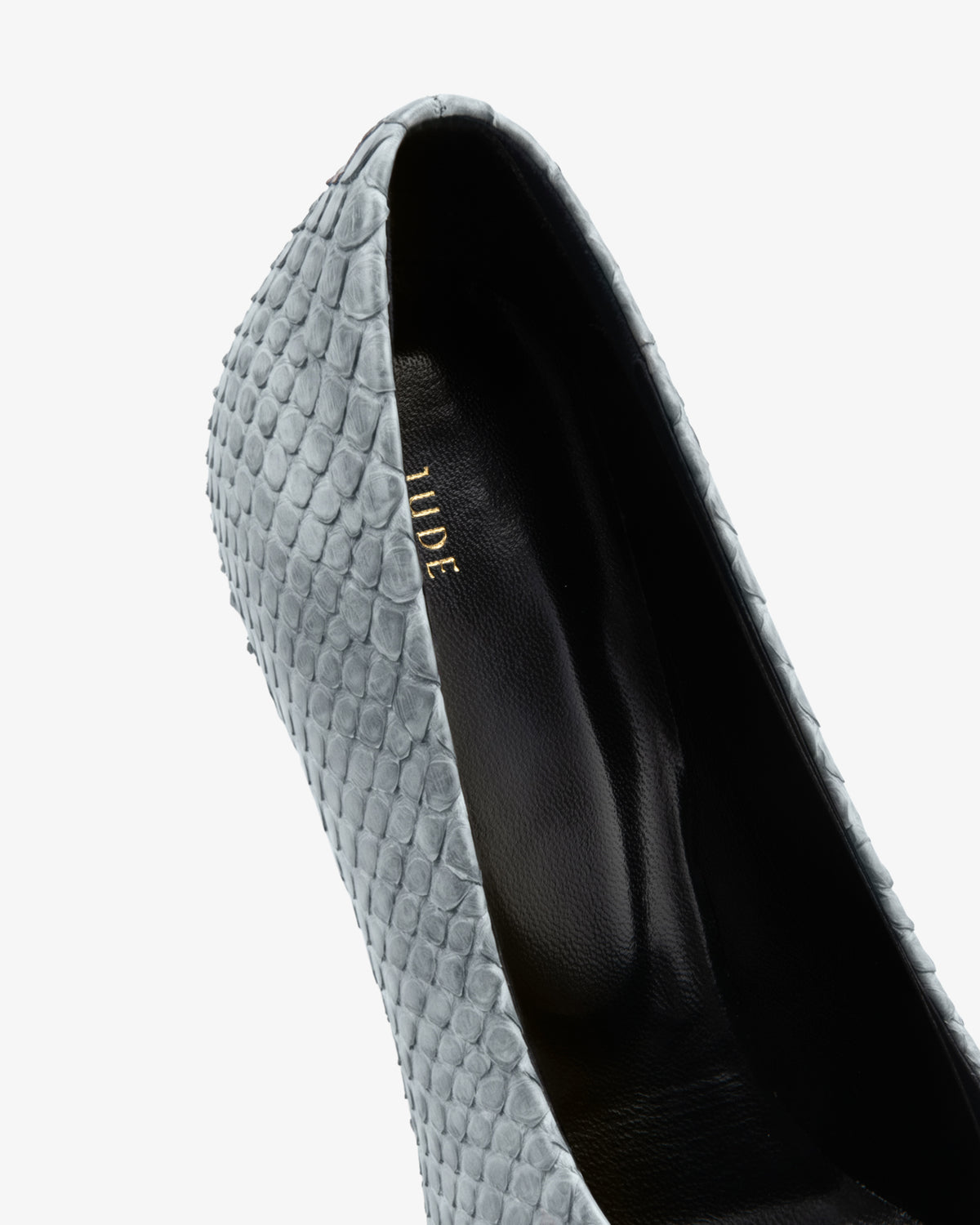 Inez Pump Grey Python Leather