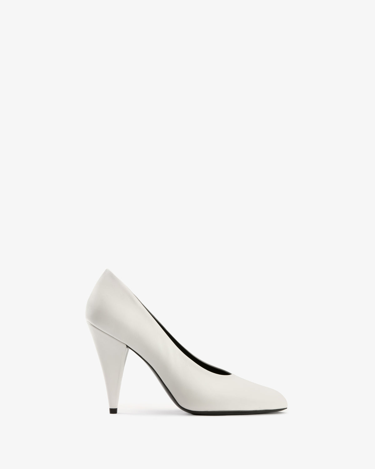 Inez Pump Off-White Leather