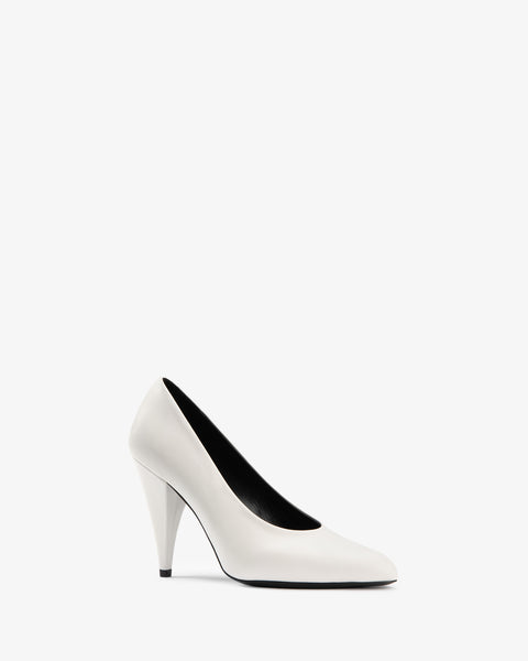 Inez Pump Off-White Leather