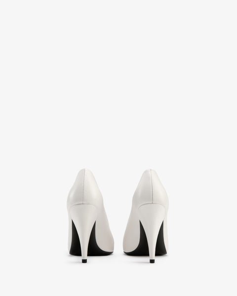 Inez Pump Off-White Leather