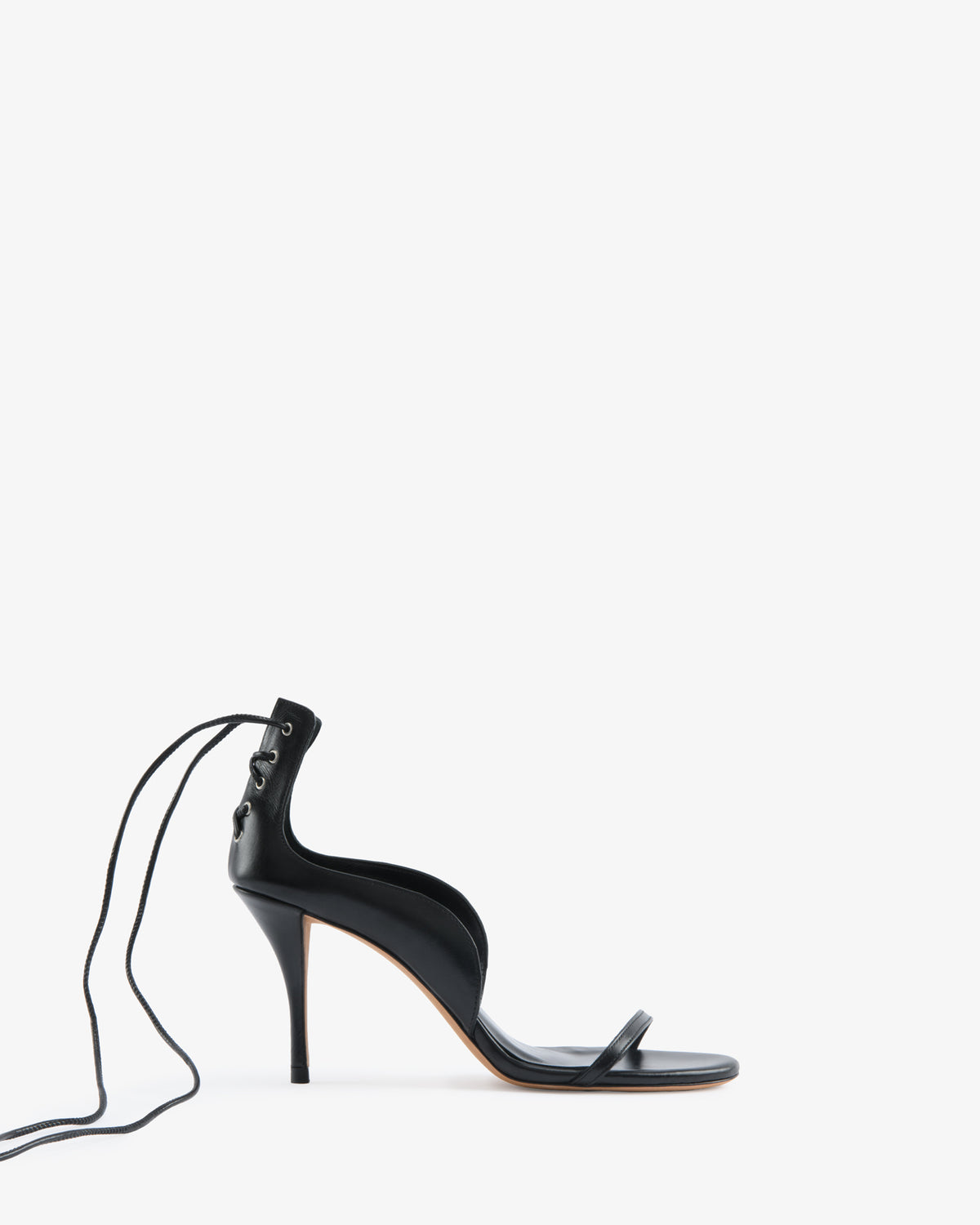 Issa Sandal Black Leather