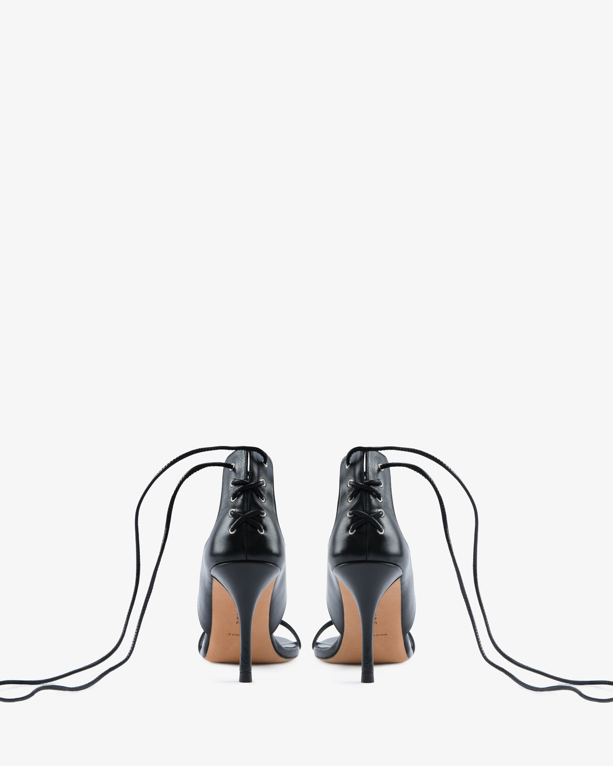 Issa Sandal Black Leather