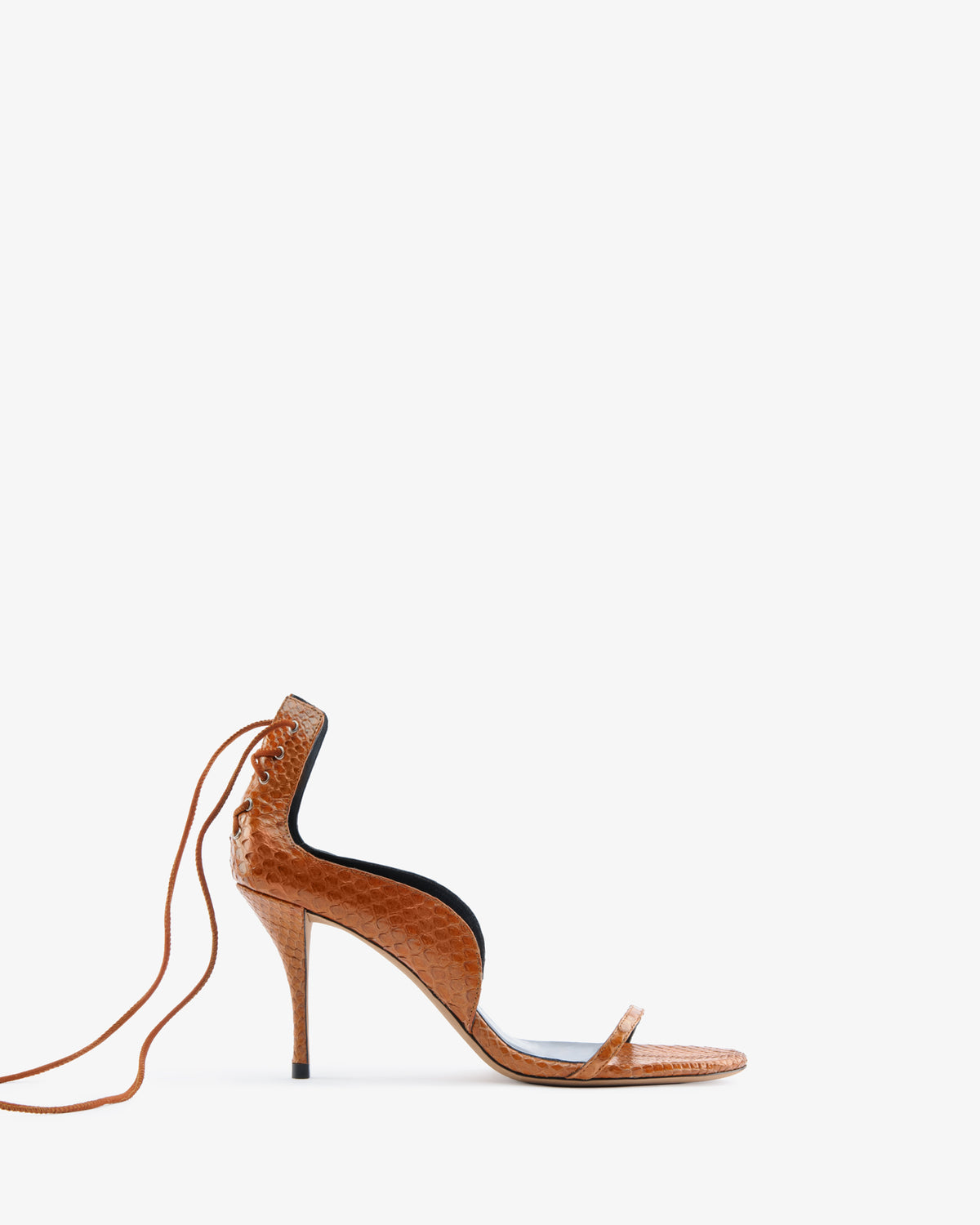 Issa Sandal Tan Python Leather