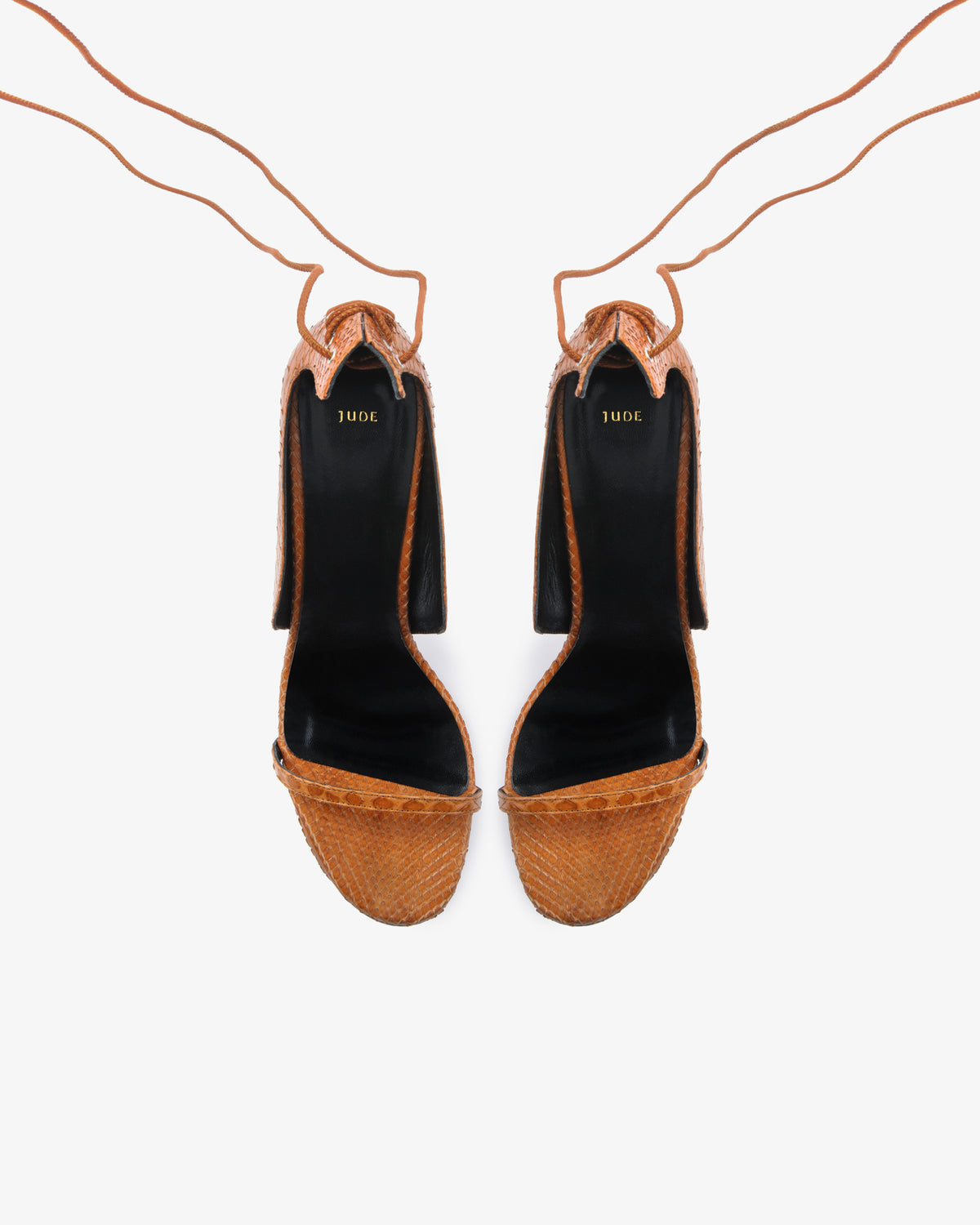 Issa Sandal Tan Python Leather