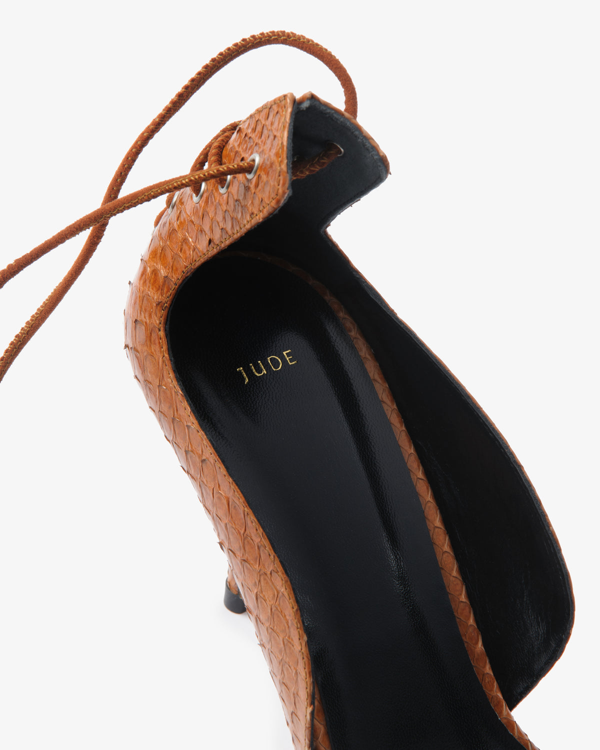 Issa Sandal Tan Python Leather