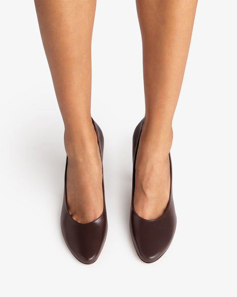 Jerry Pump Barolo Creased Leather