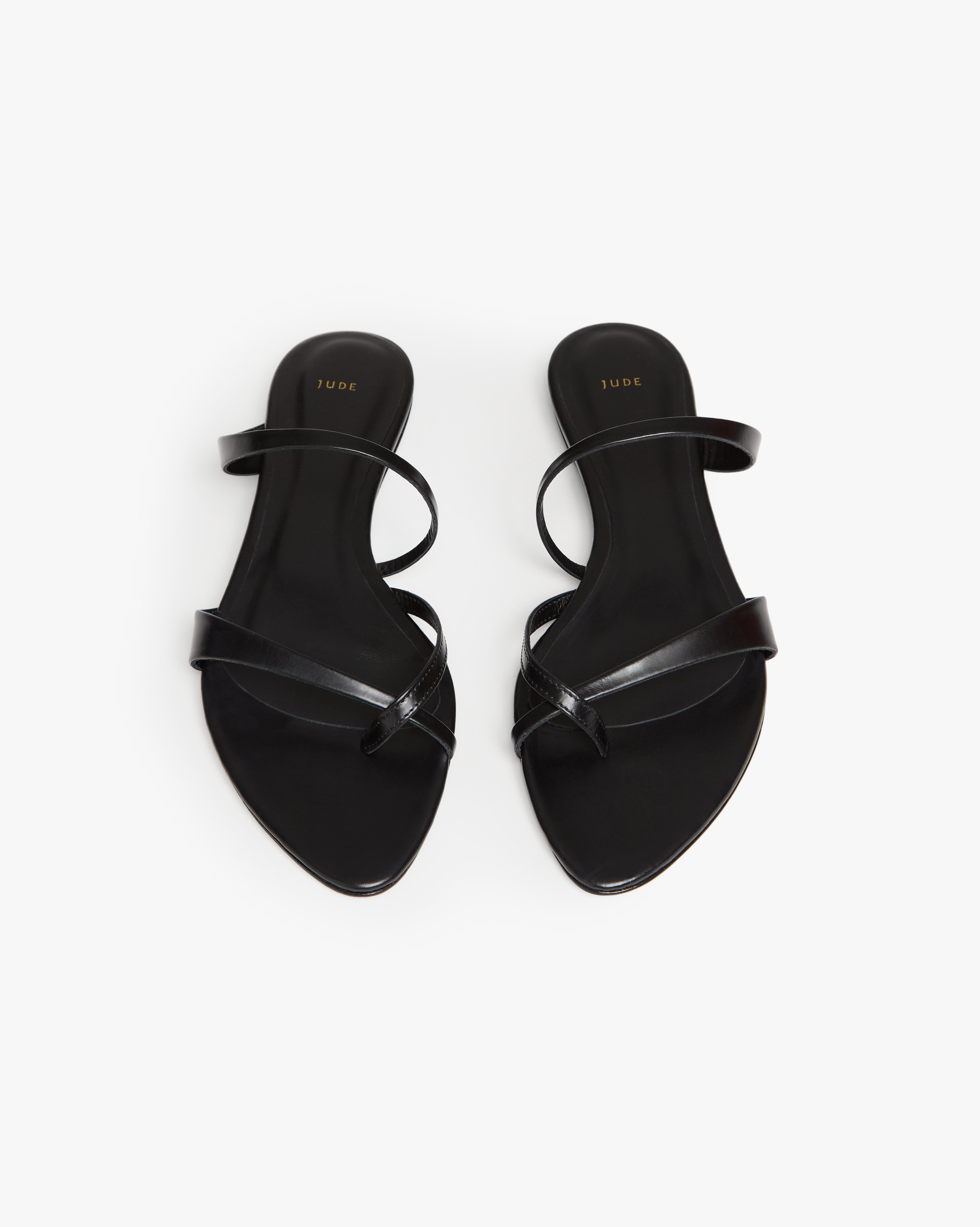 靴 HED MAYNER LEATHER SANDALS 41 Heath Sandal in Black Leather – JUDE