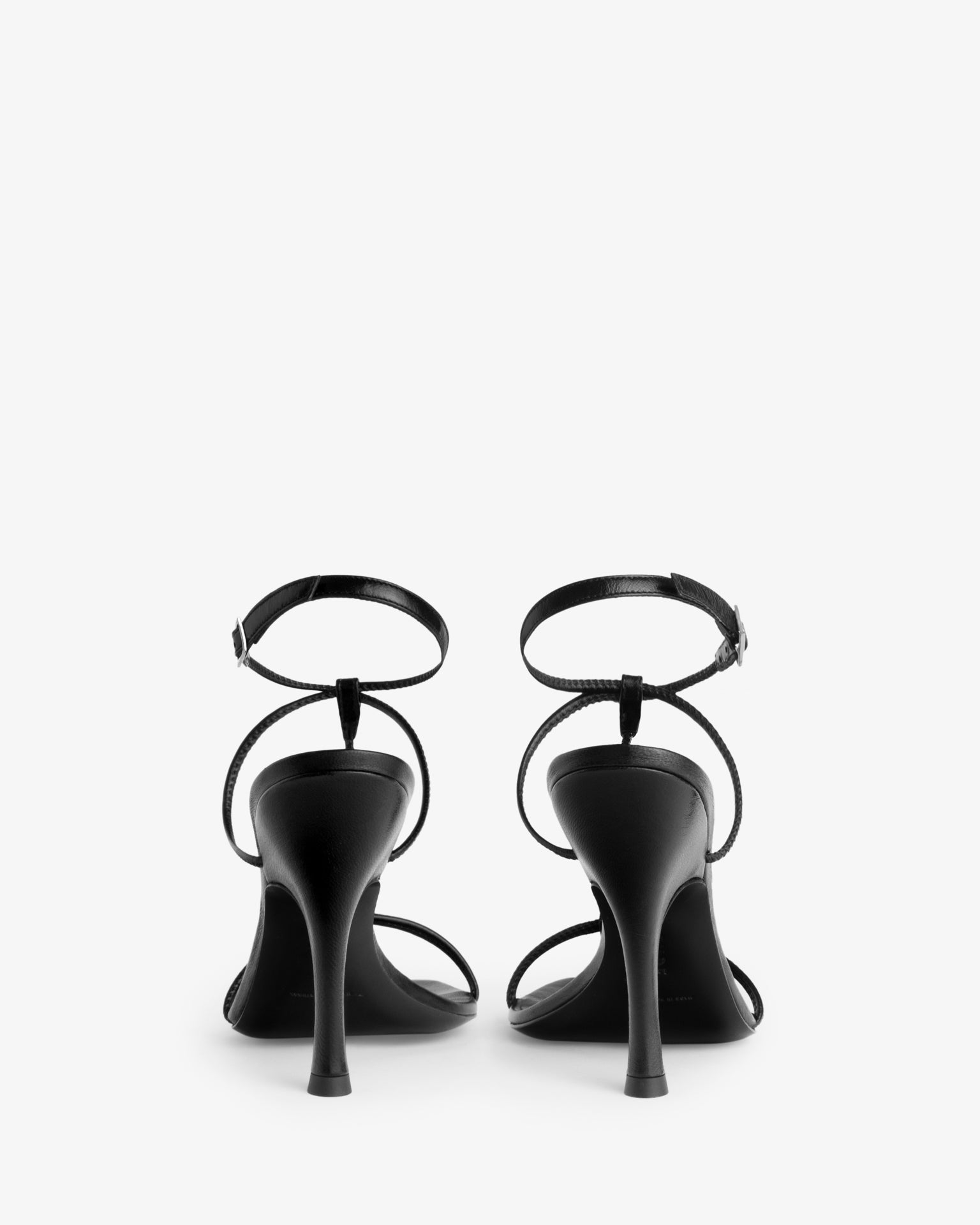 Mixer Sandal in Black Leather – JUDE