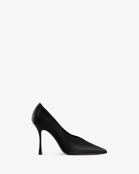 Kiss Pump Black Satin