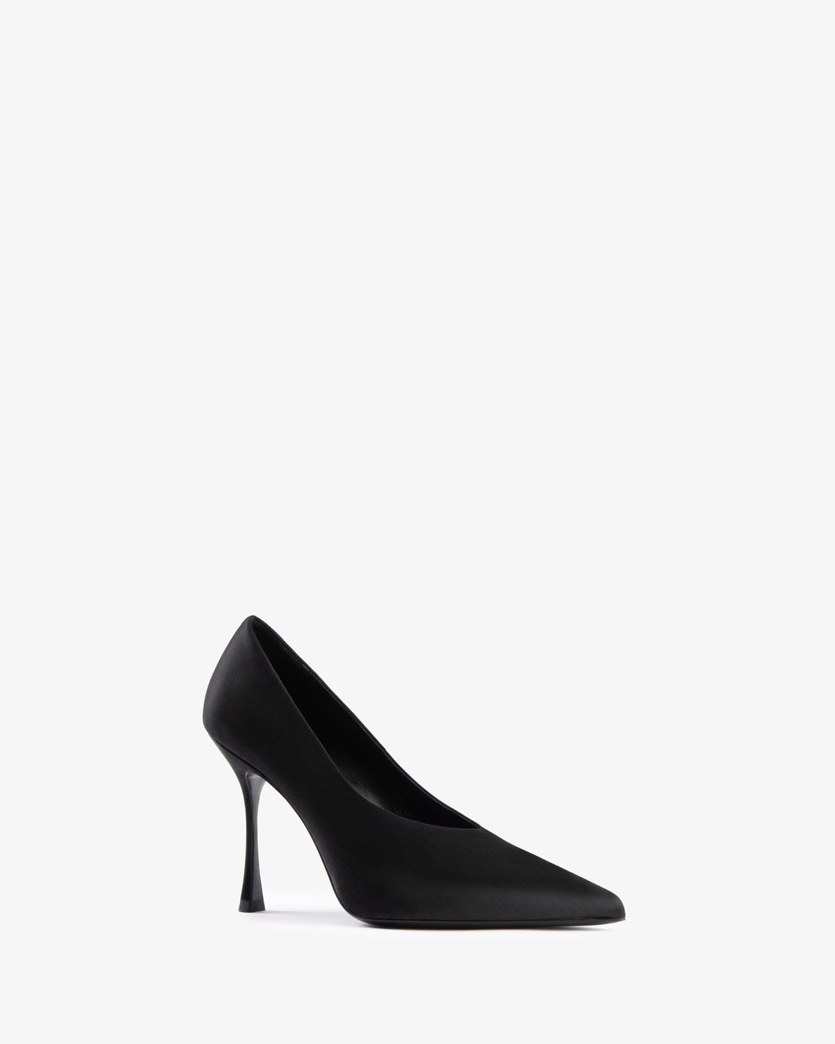 Kiss Pump Black Satin