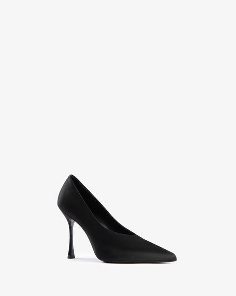 Kiss Pump Black Satin