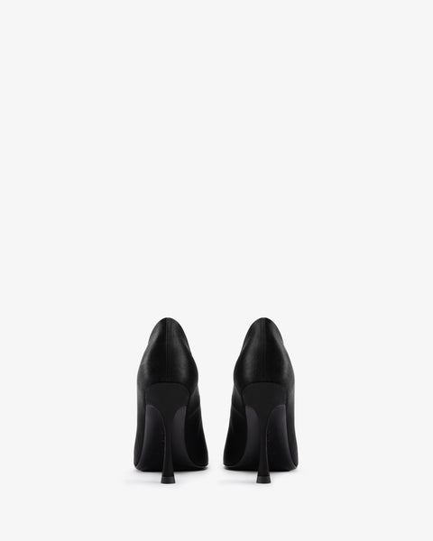 Kiss Pump Black Satin