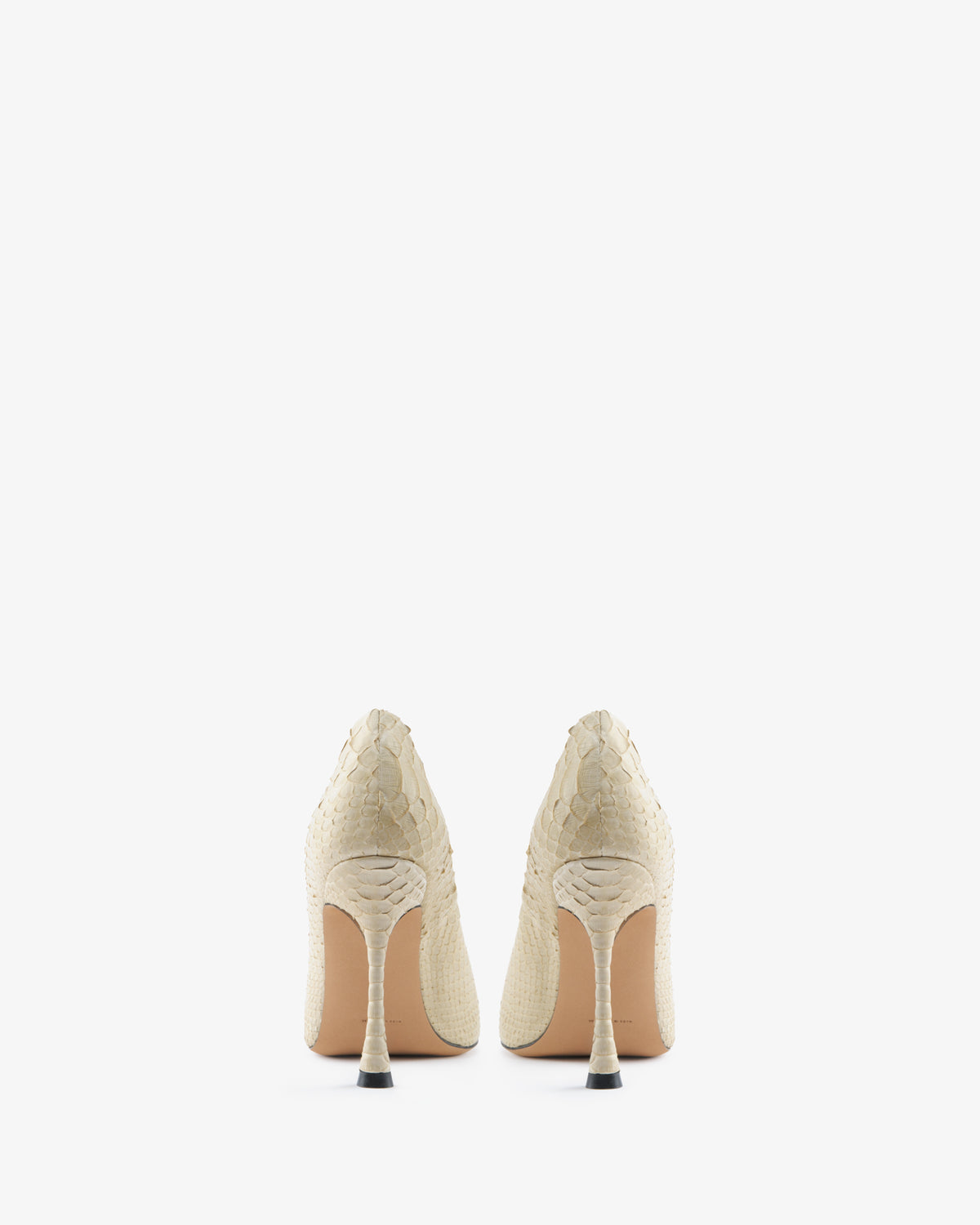 Kiss Pump Beige Python Leather