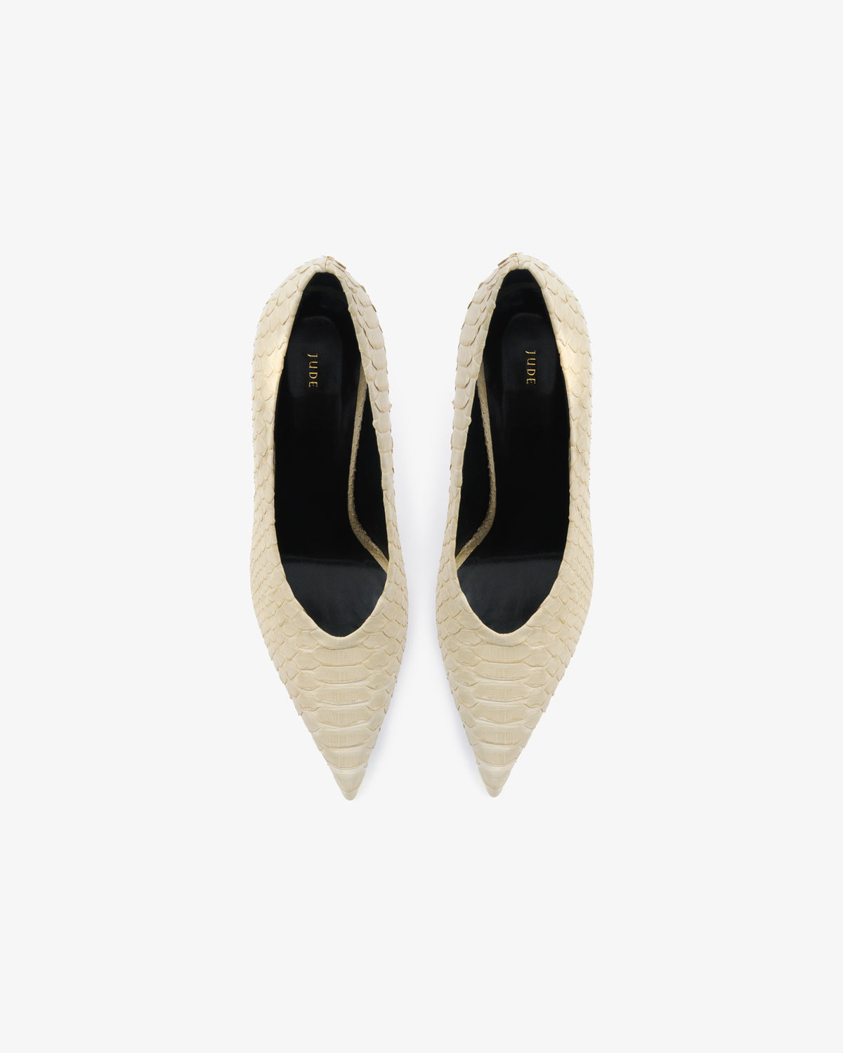 Kiss Pump Beige Python Leather