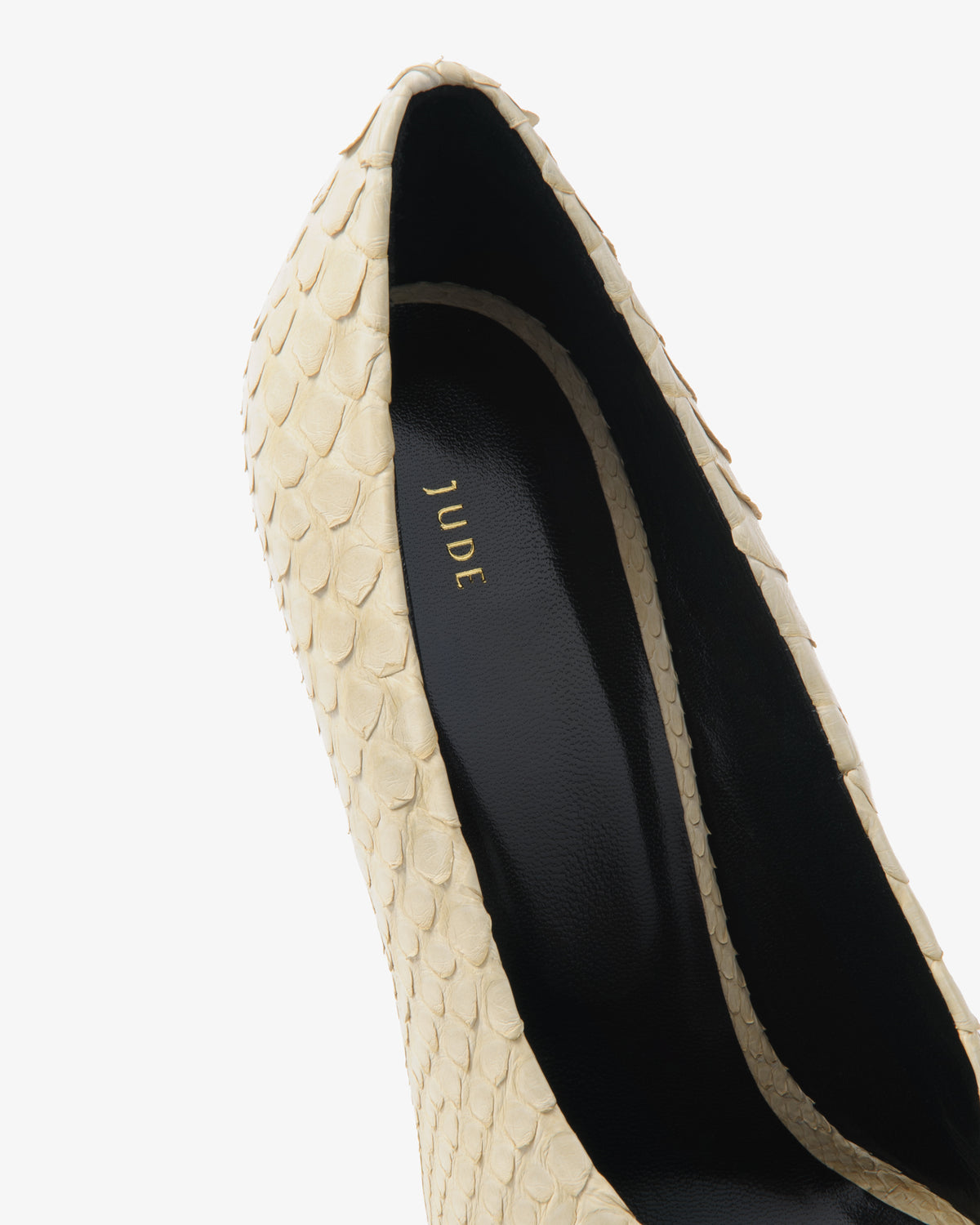 Kiss Pump Beige Python Leather