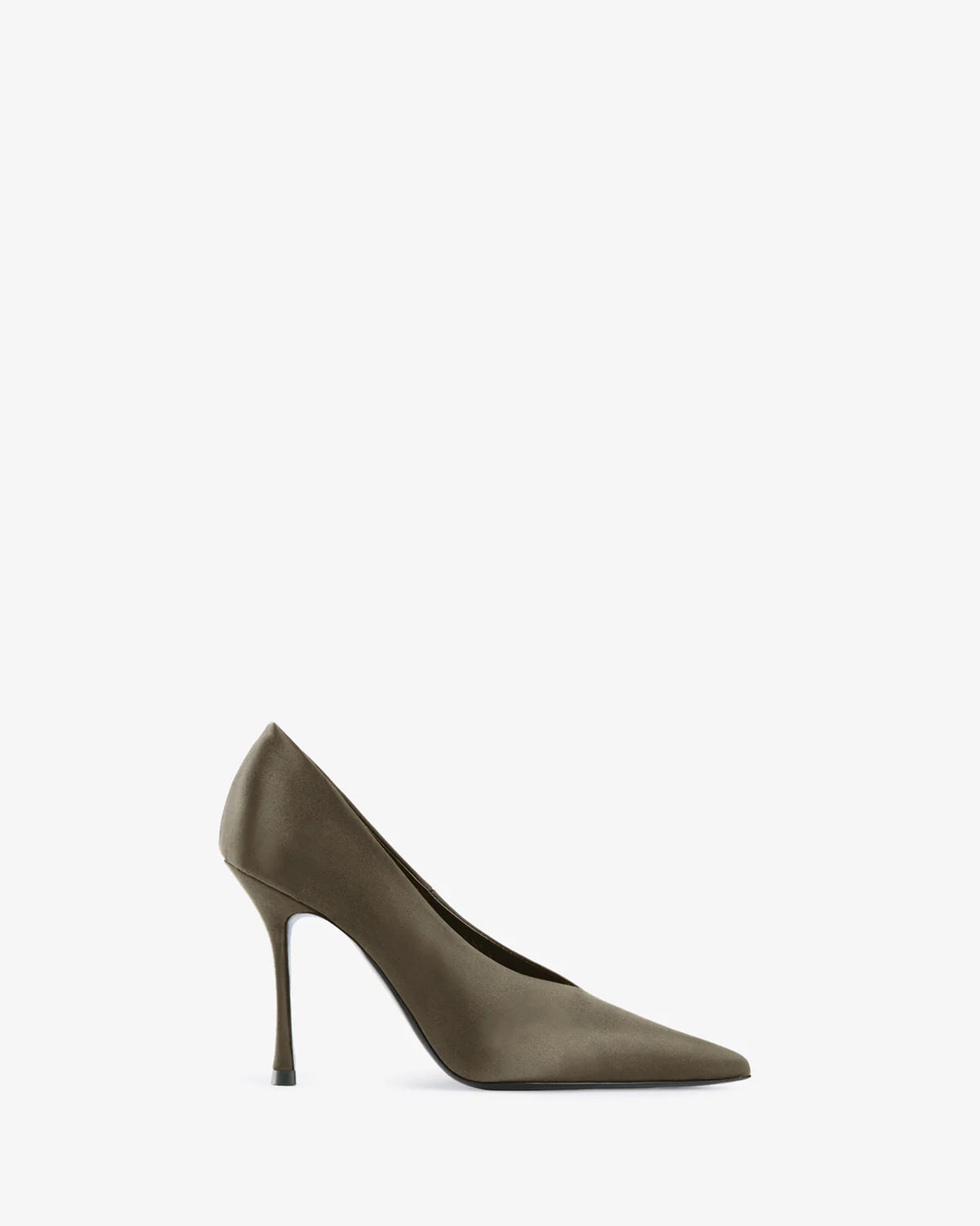 Kiss Pump Khaki Silk