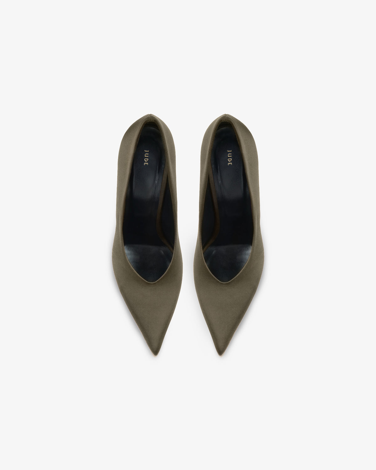 Kiss Pump Khaki Silk
