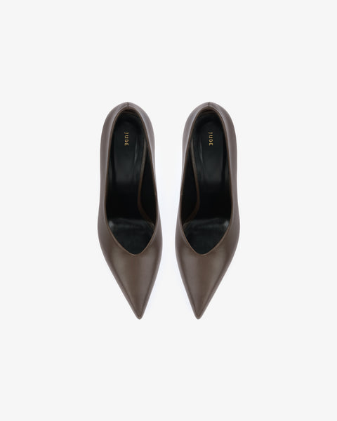 Kiss Pump Mocha Leather