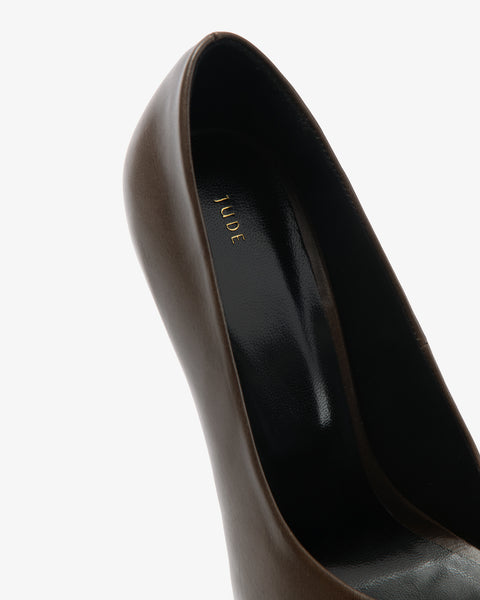 Kiss Pump Mocha Leather