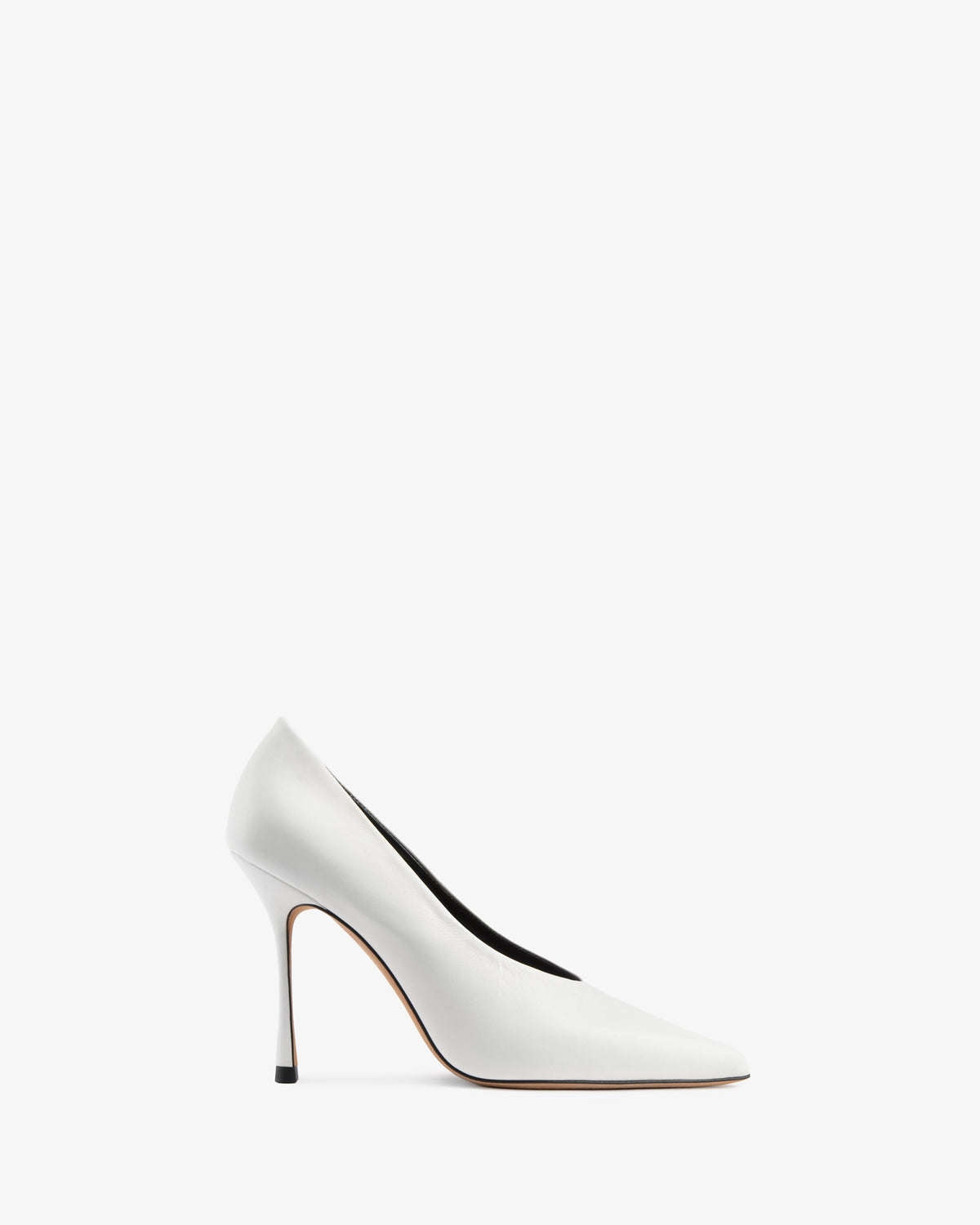 Kiss Pump White Lamb Leather