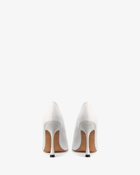 Kiss Pump White Lamb Leather