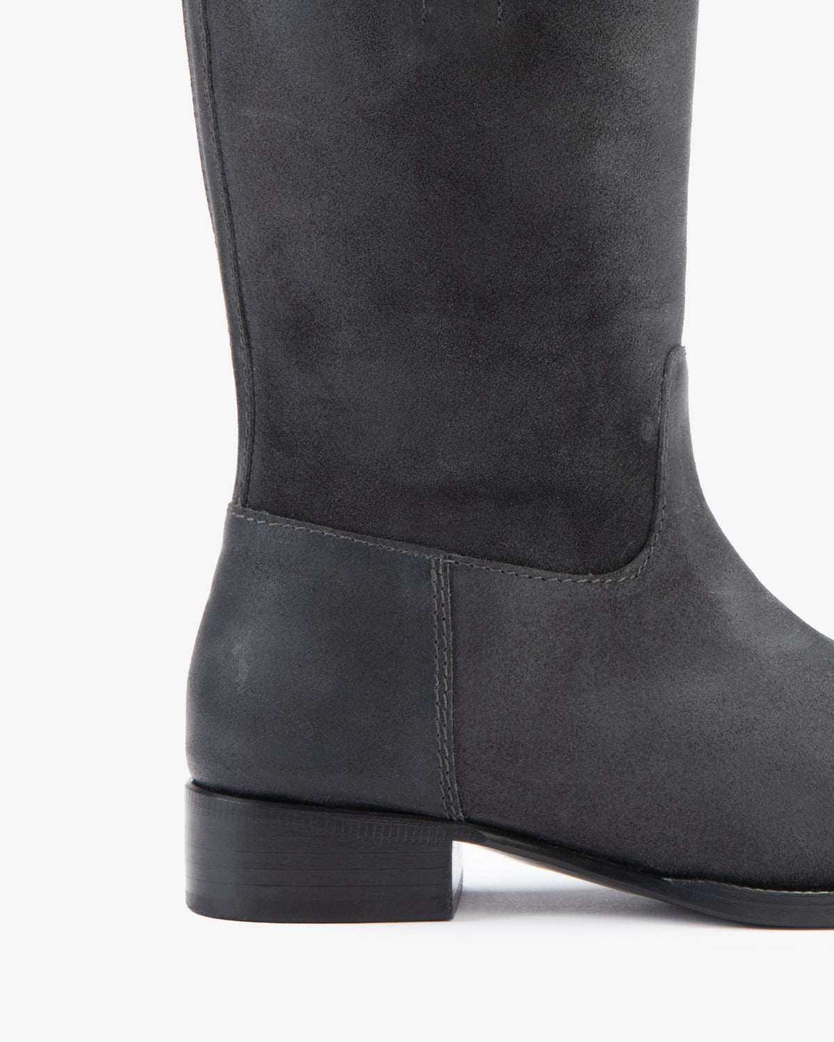 Leif Boot Stone Distressed Suede Leather