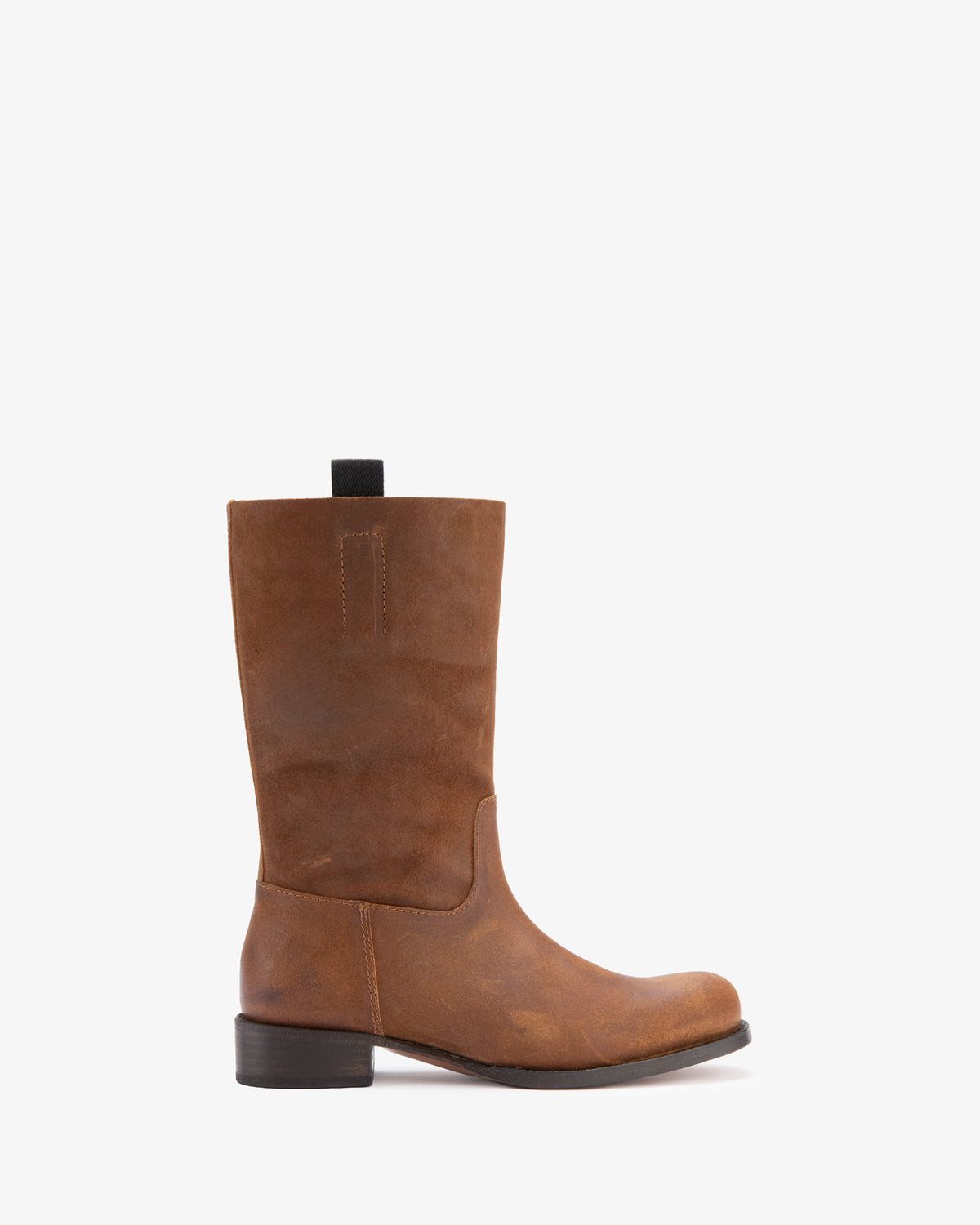 Leif boot Tan Distressed Suede Leather