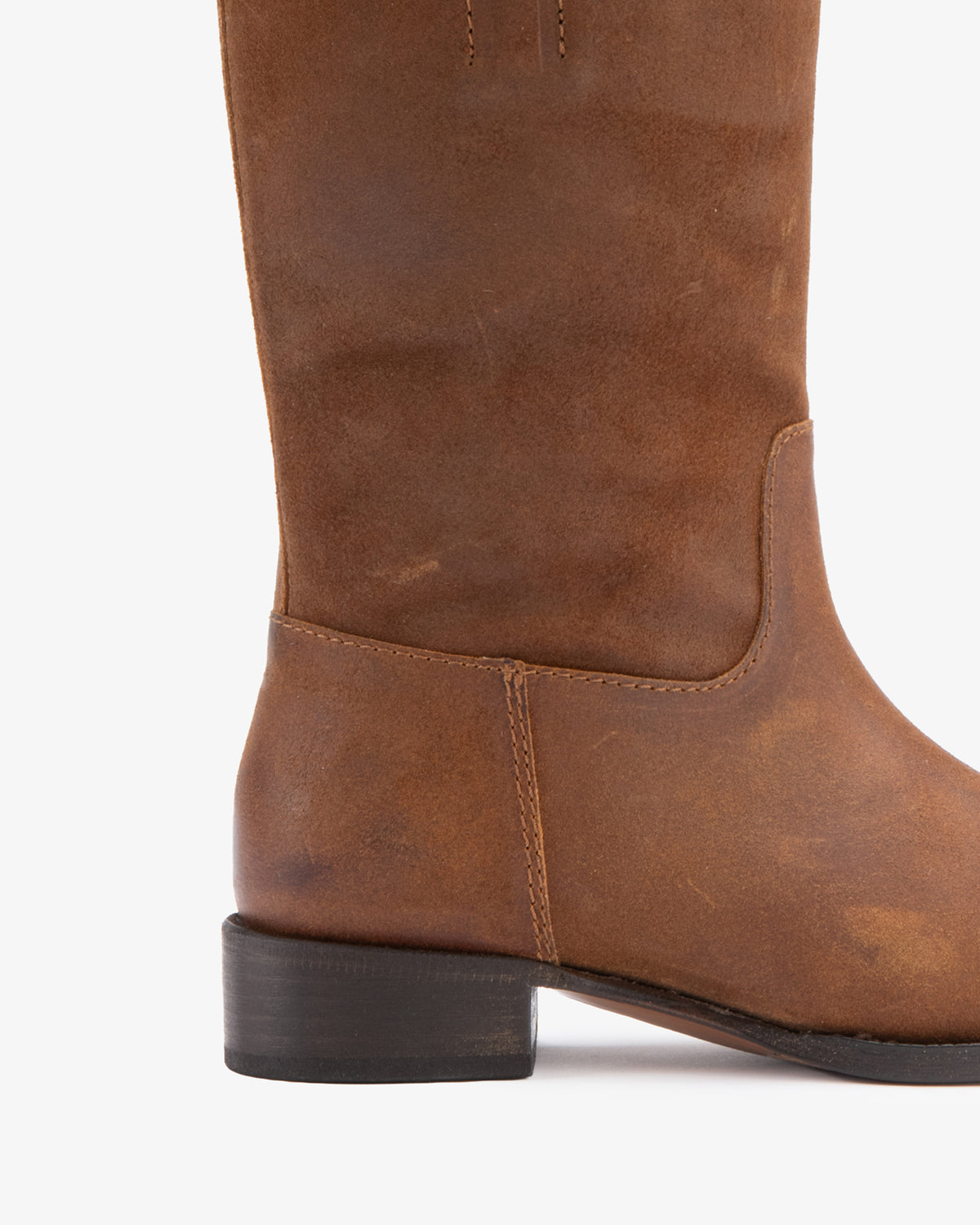 Leif boot Tan Distressed Suede Leather