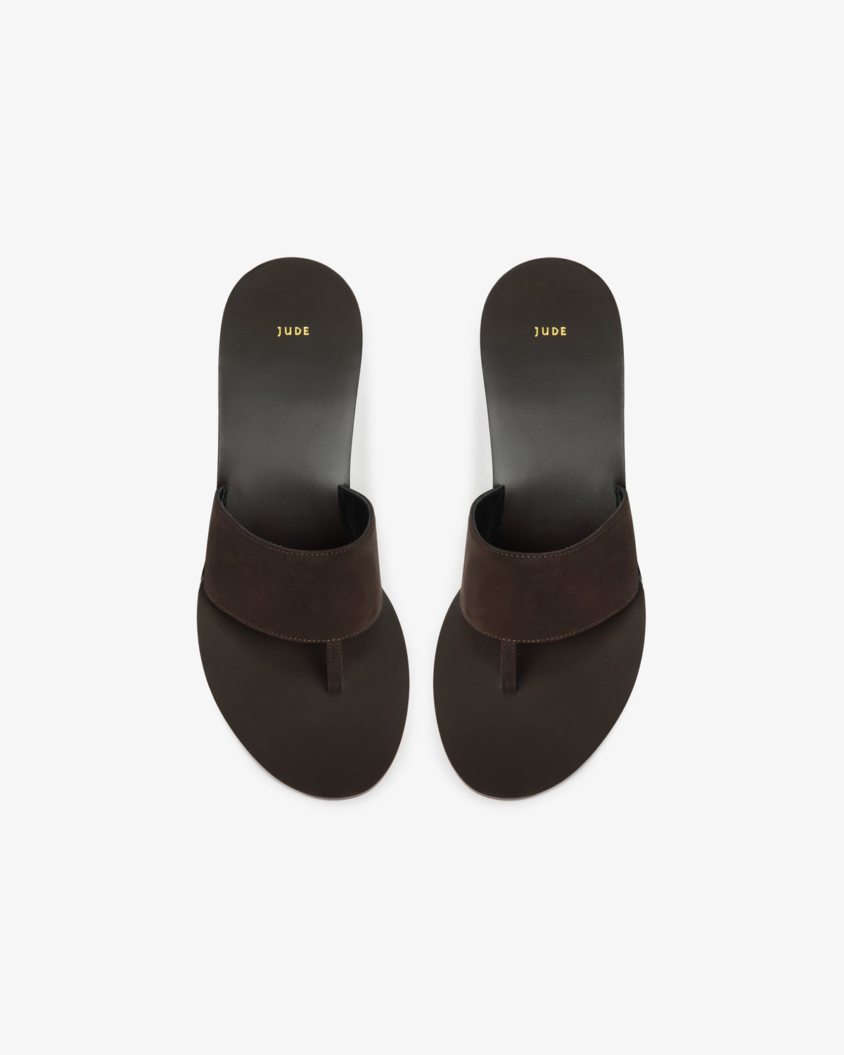Lucille Wedge Sandal Brown Nubuck Leather