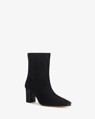 Memo Ankle Boot in Black Suede Leather - Second Image