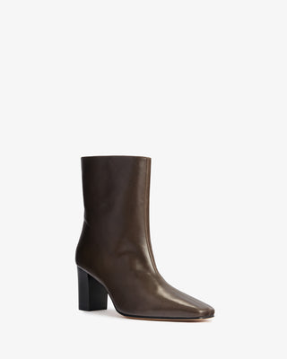 Memo Ankle Boot in Mocha Leather - Second Image