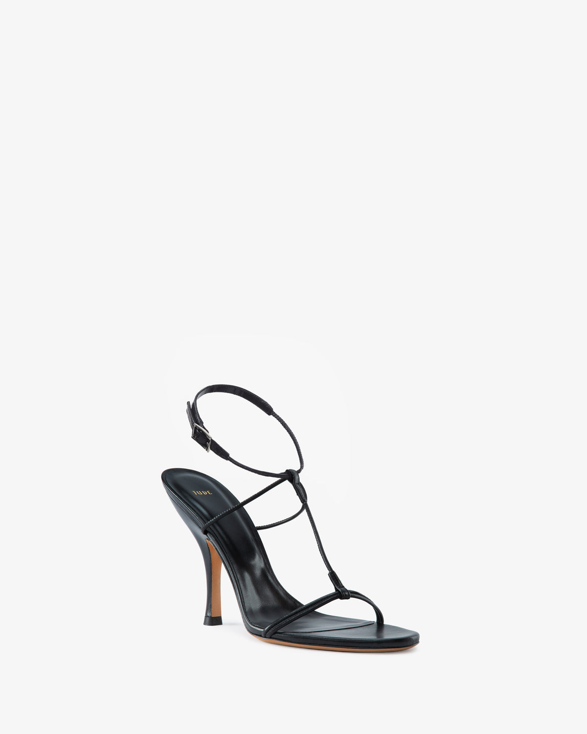 Mixer Sandal in Black Leather