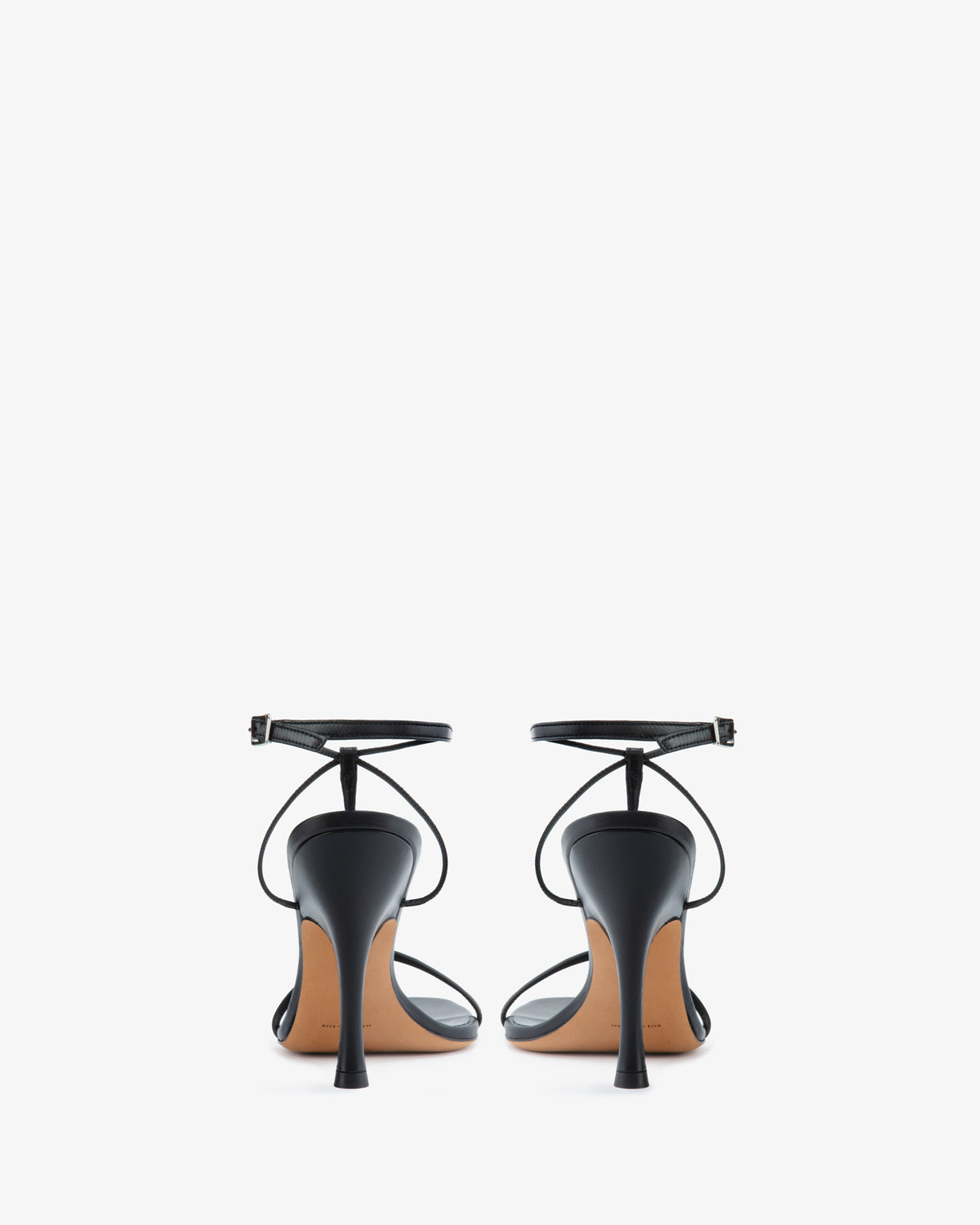 Mixer Sandal in Black Leather