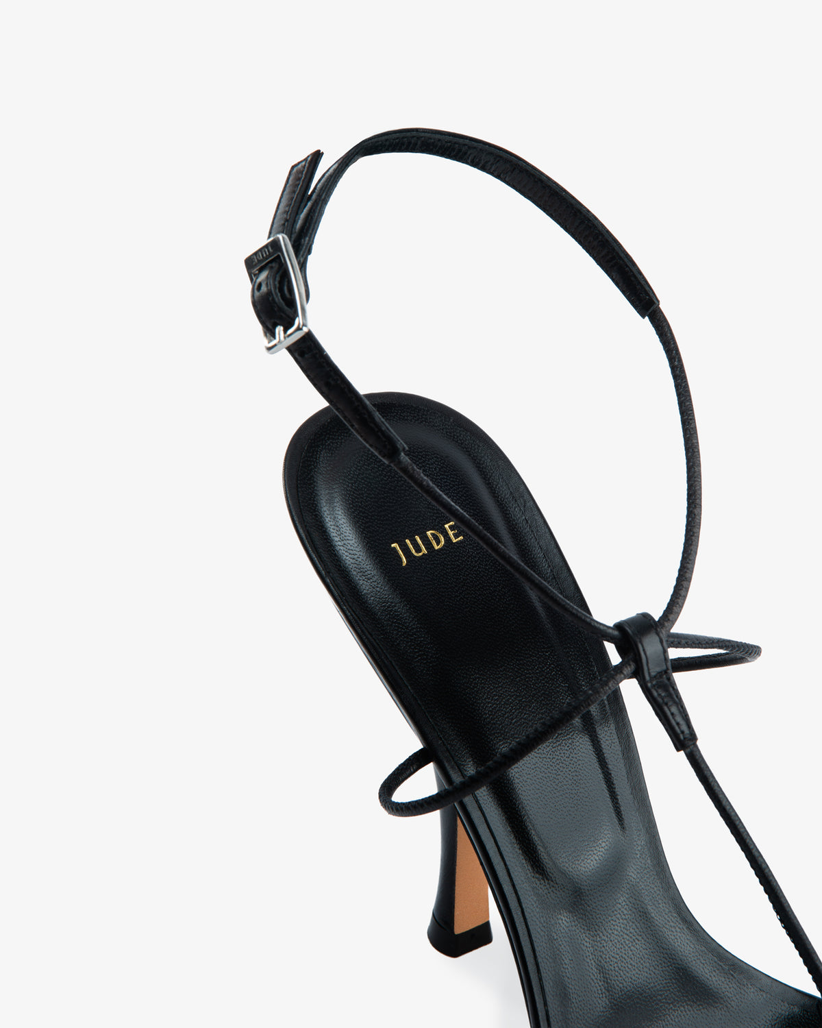 Mixer Sandal in Black Leather